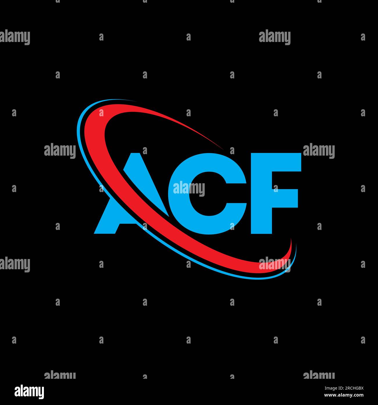 ACF logo. ACF letter. ACF letter logo design. Intitials ACF logo linked ...