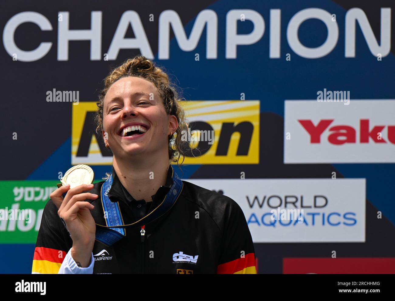 Fukuoka Japan 15th July 2023 Gold Medalist Leonie Beck Of Germany fukuoka-japan-15th-july-2023-gold-medalist-leonie-beck-of-germany