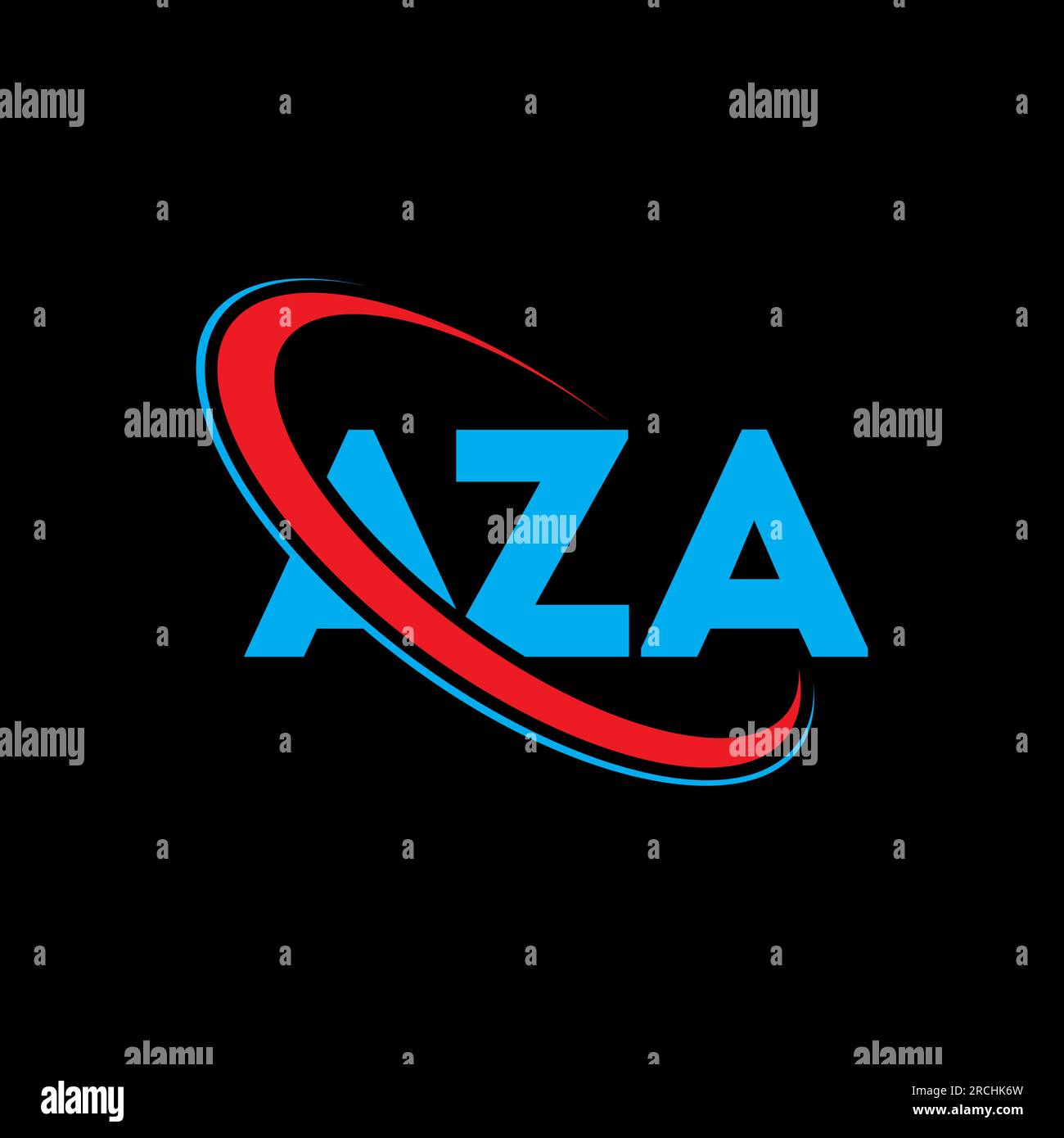 AZA logo. AZA letter. AZA letter logo design. Initials AZA logo linked ...