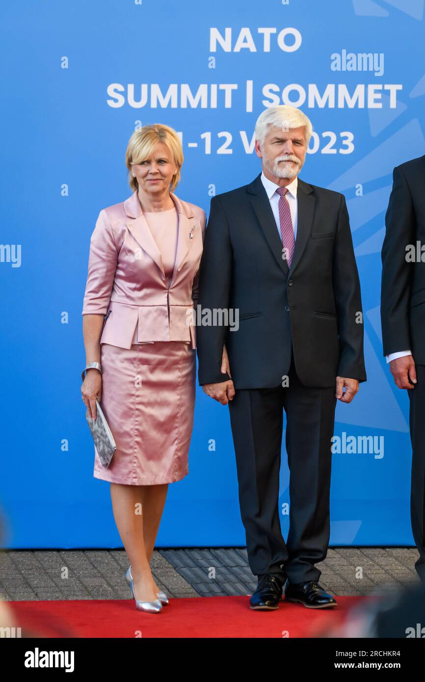 VILNIUS, LITHUANIA. 12th July 2023. Heads of States and Heads of