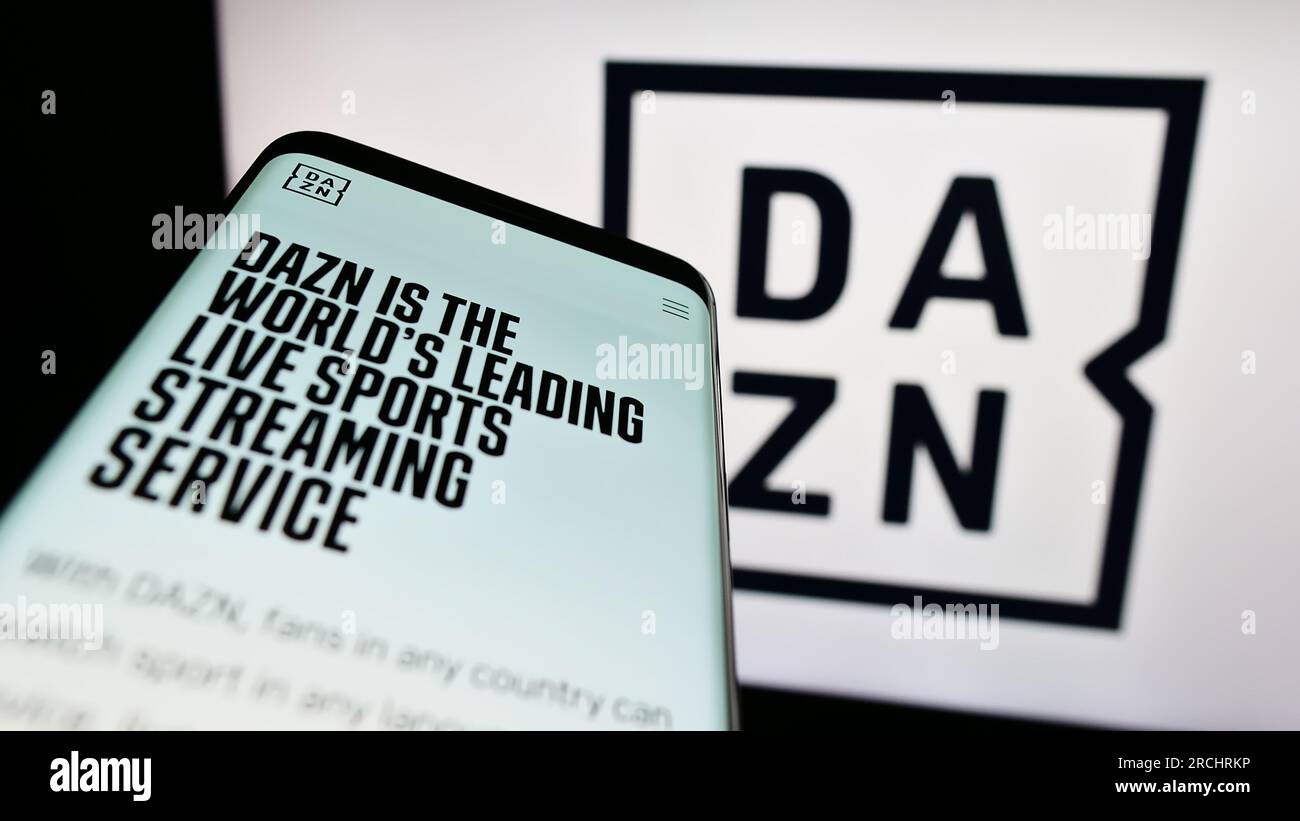 Dazn streaming hi-res stock photography and images