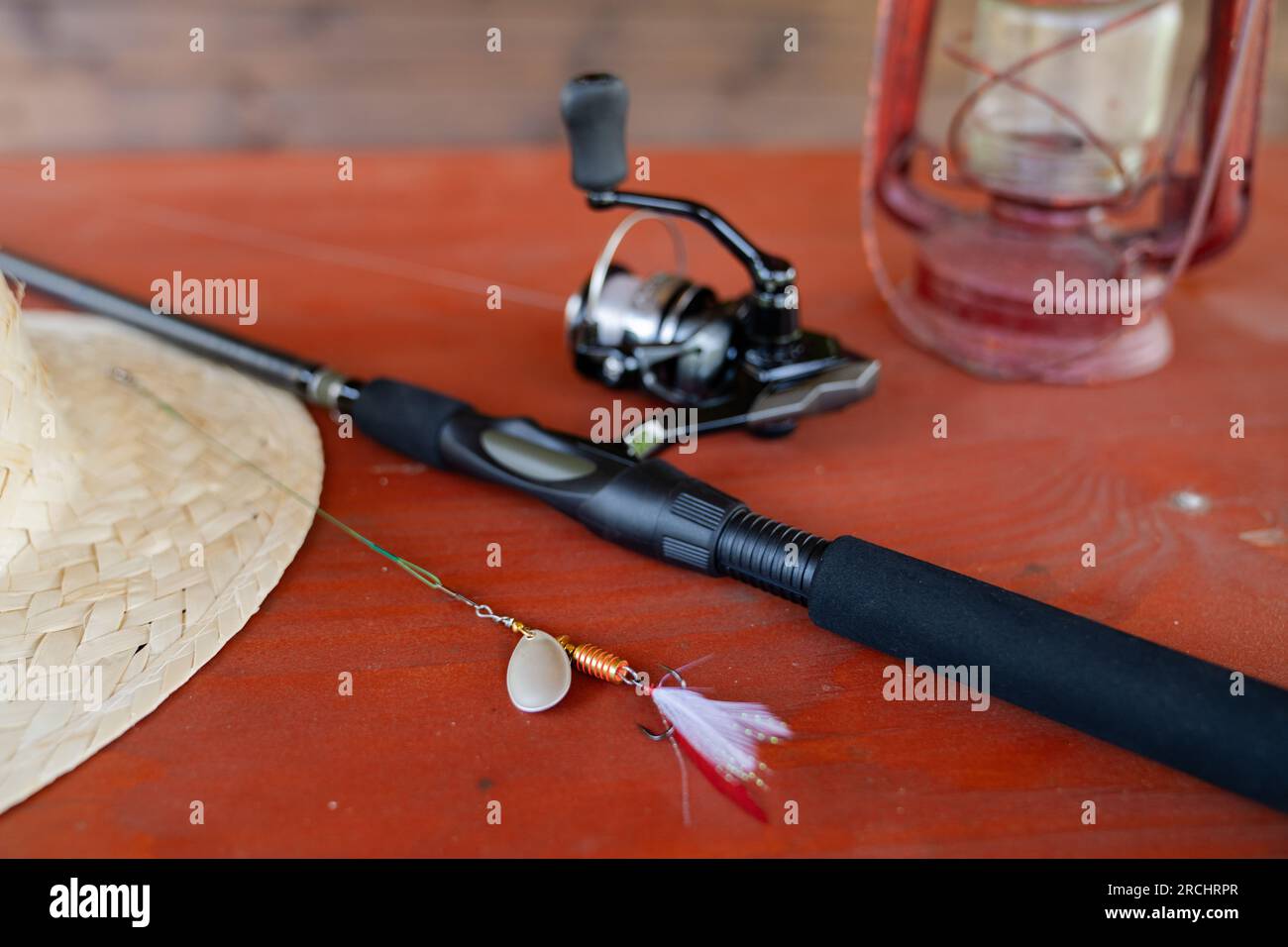 Straw Like Rod Set out to catch fish hi-res stock photography and images - Alamy