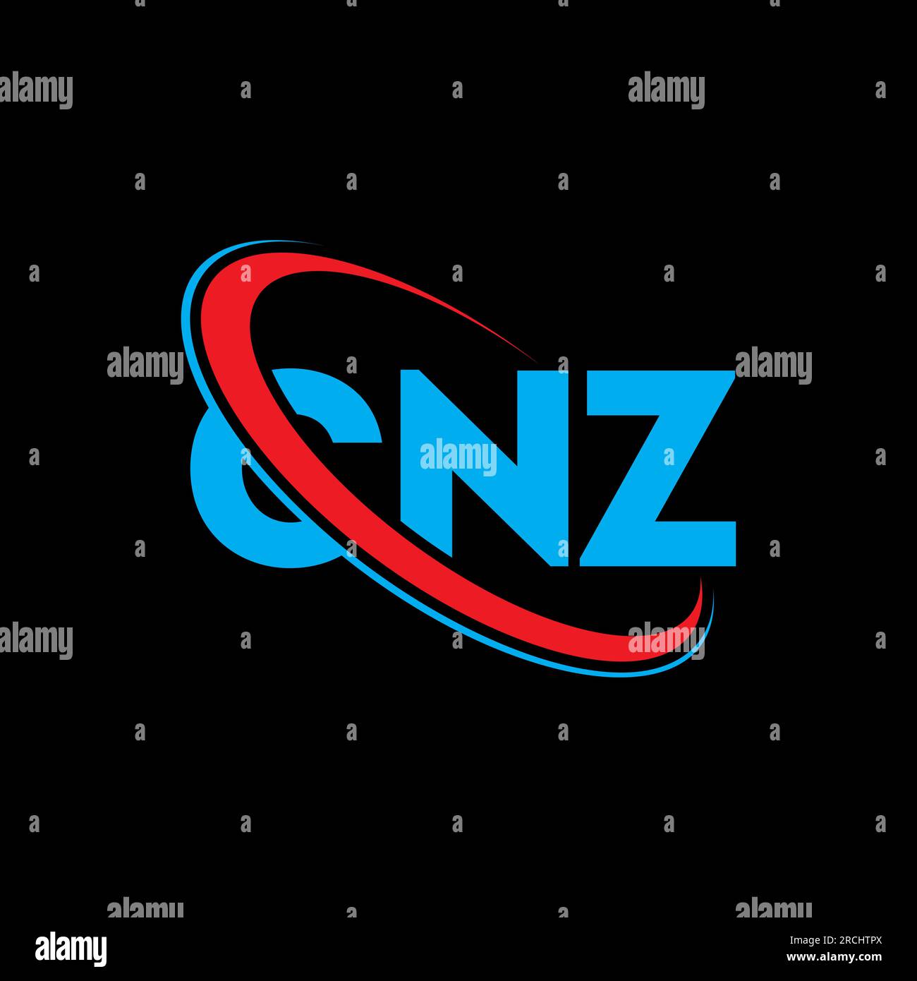 CNZ logo. CNZ letter. CNZ letter logo design. Initials CNZ logo linked ...