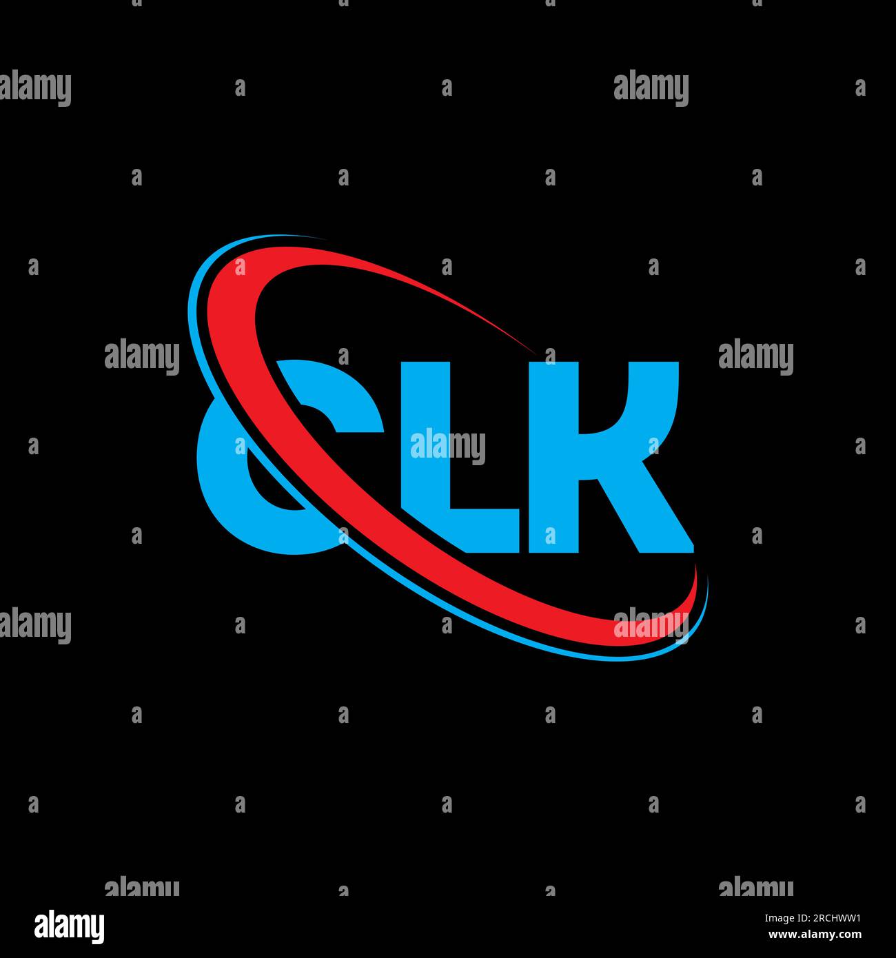 Clk logo design Stock Vector Images - Alamy