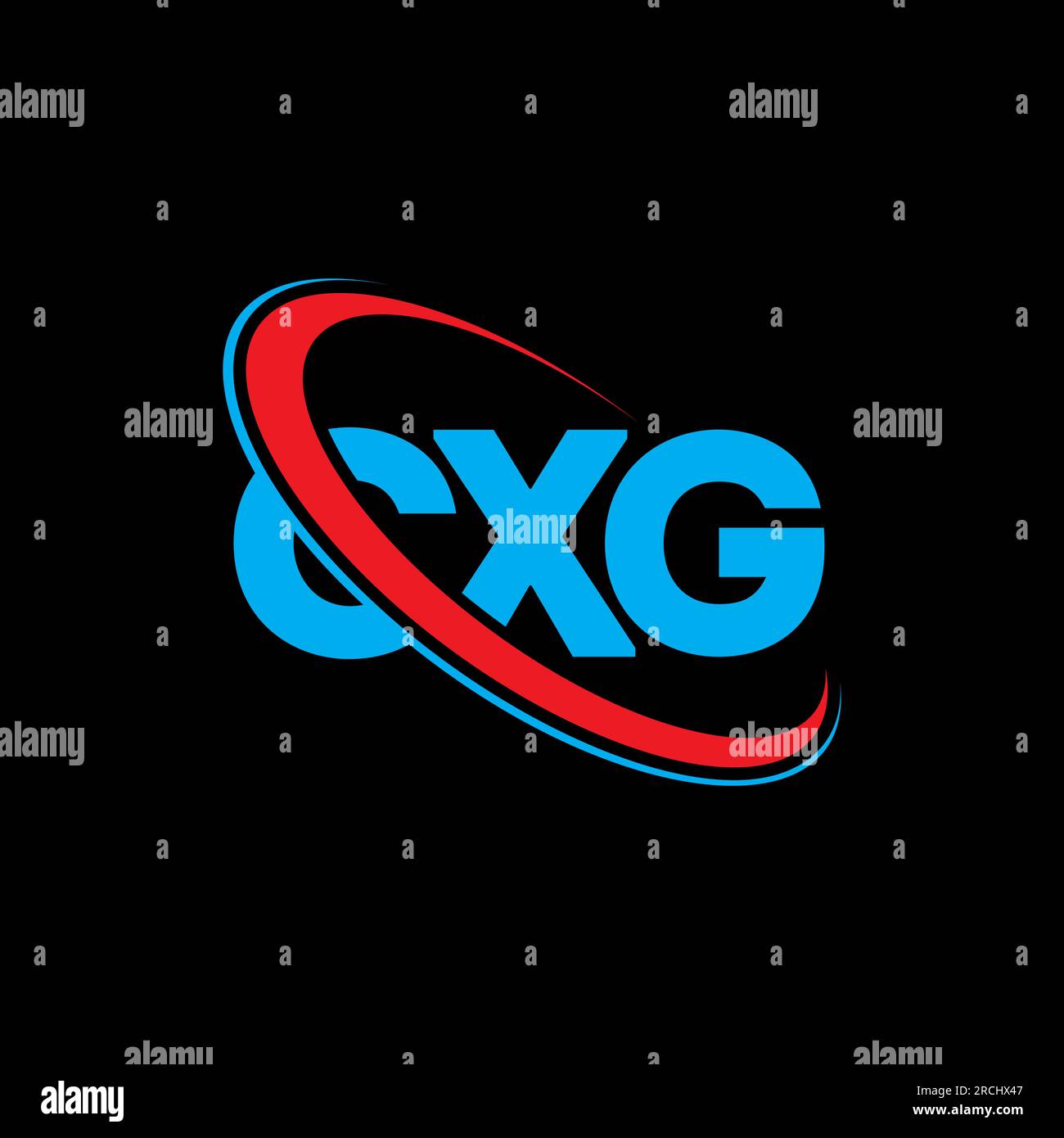 CXG logo. CXG letter. CXG letter logo design. Initials CXG logo linked ...