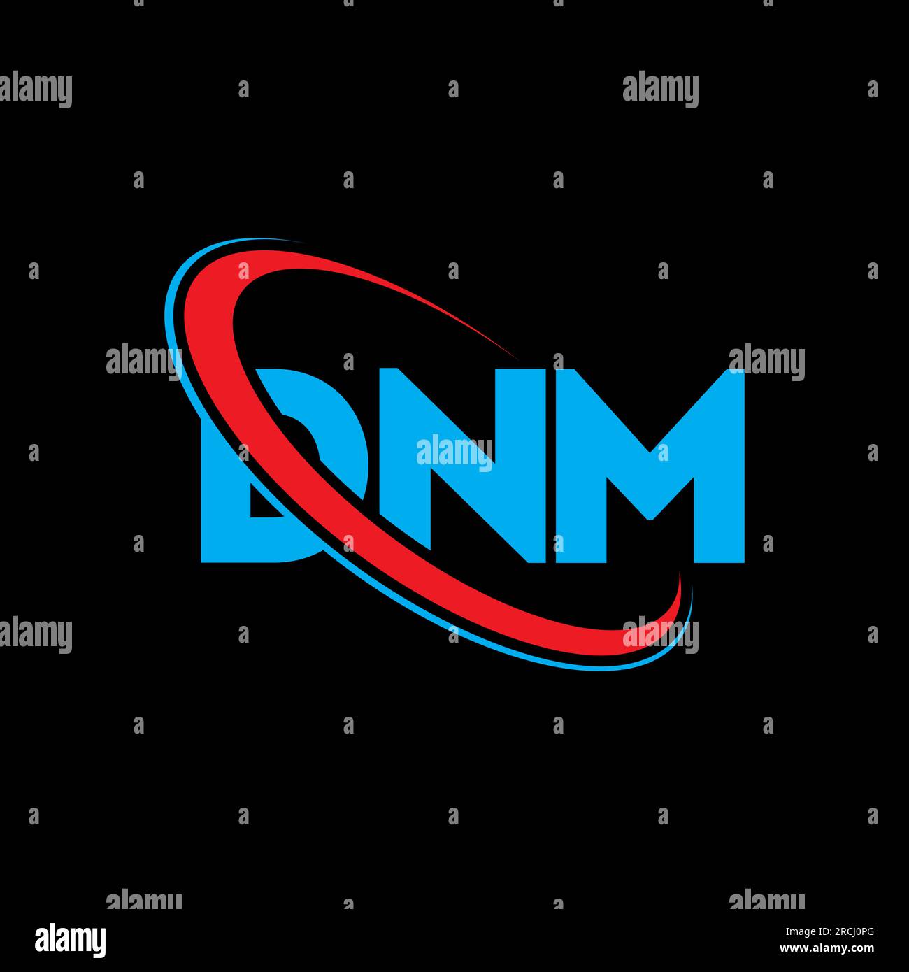 Dnm logo design Stock Vector Images - Alamy