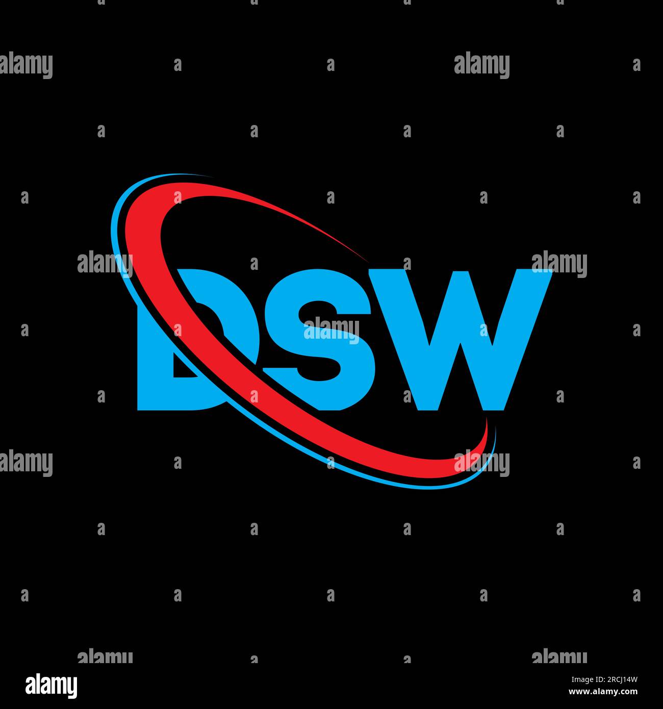 DSW logo. DSW letter. DSW letter logo design. Initials DSW logo linked ...