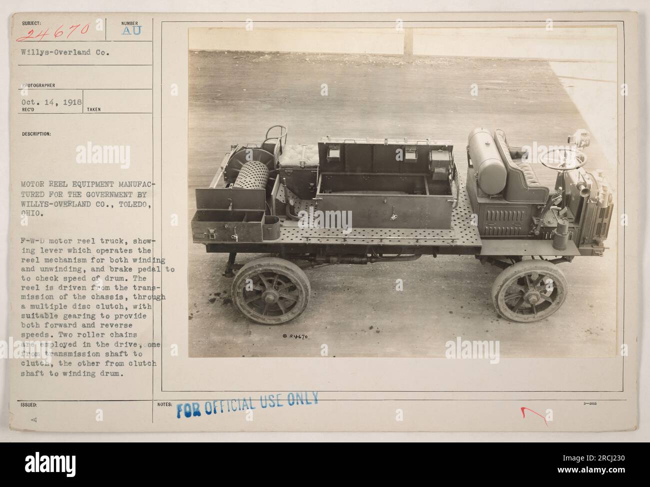 Willys Overland Co Produced Motor Reel Equipment For The Government willys-overland-co-produced-motor-reel-equipment-for-the-government