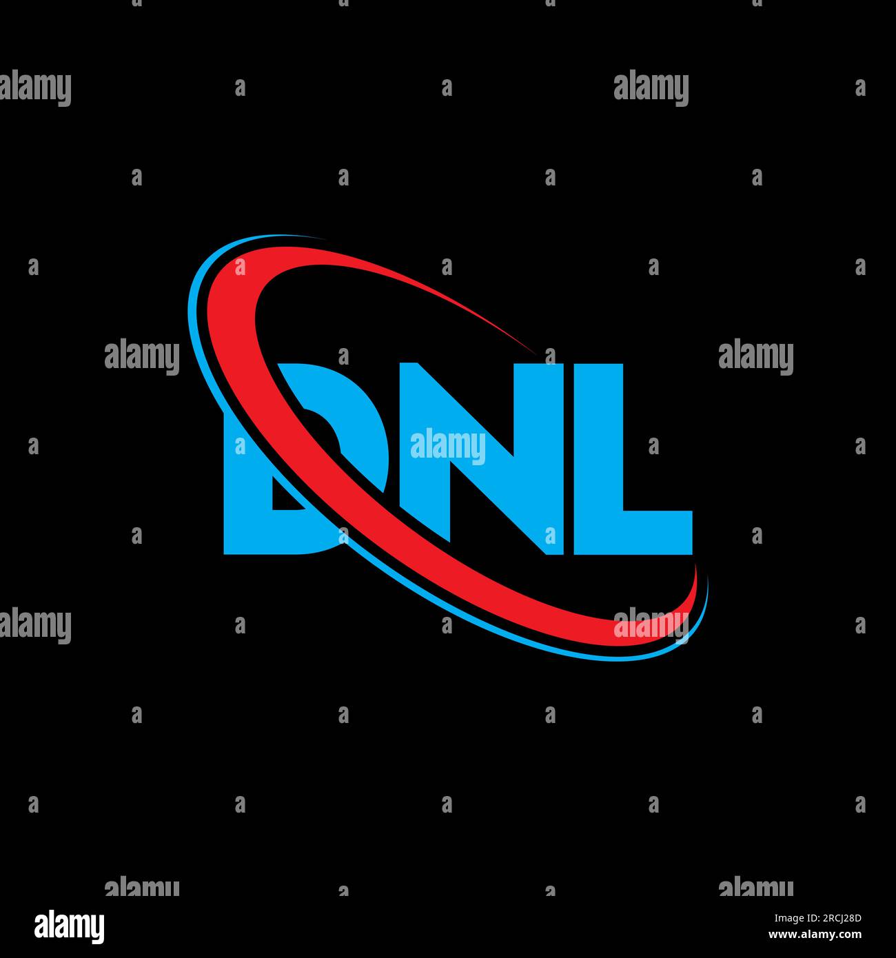DNL logo. DNL letter. DNL letter logo design. Initials DNL logo linked