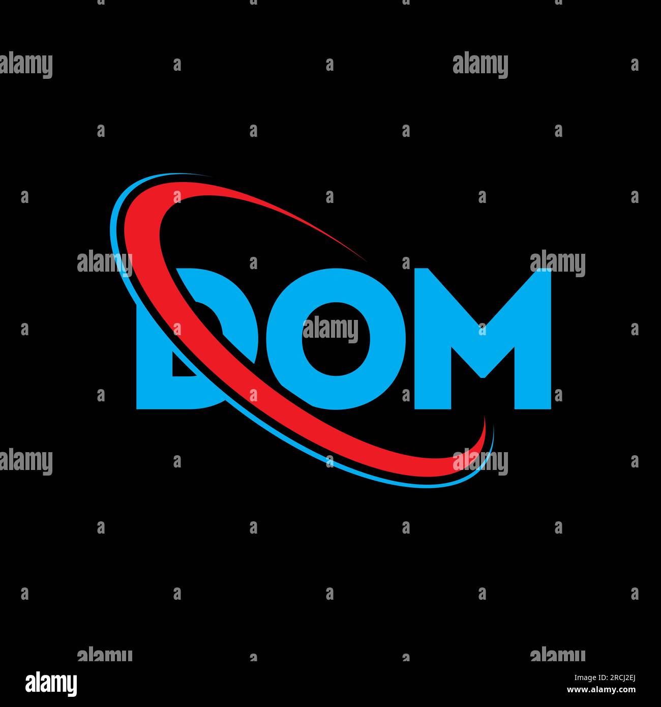 DOM logo. DOM letter. DOM letter logo design. Initials DOM logo linked ...