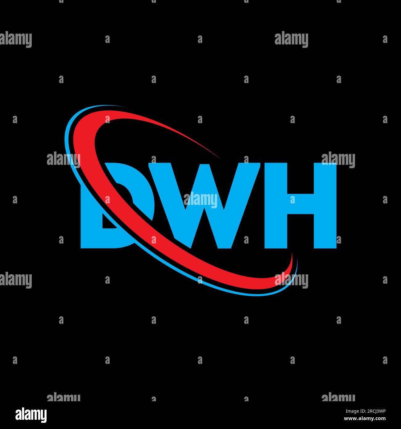 Dwh logo design Stock Vector Images Alamy