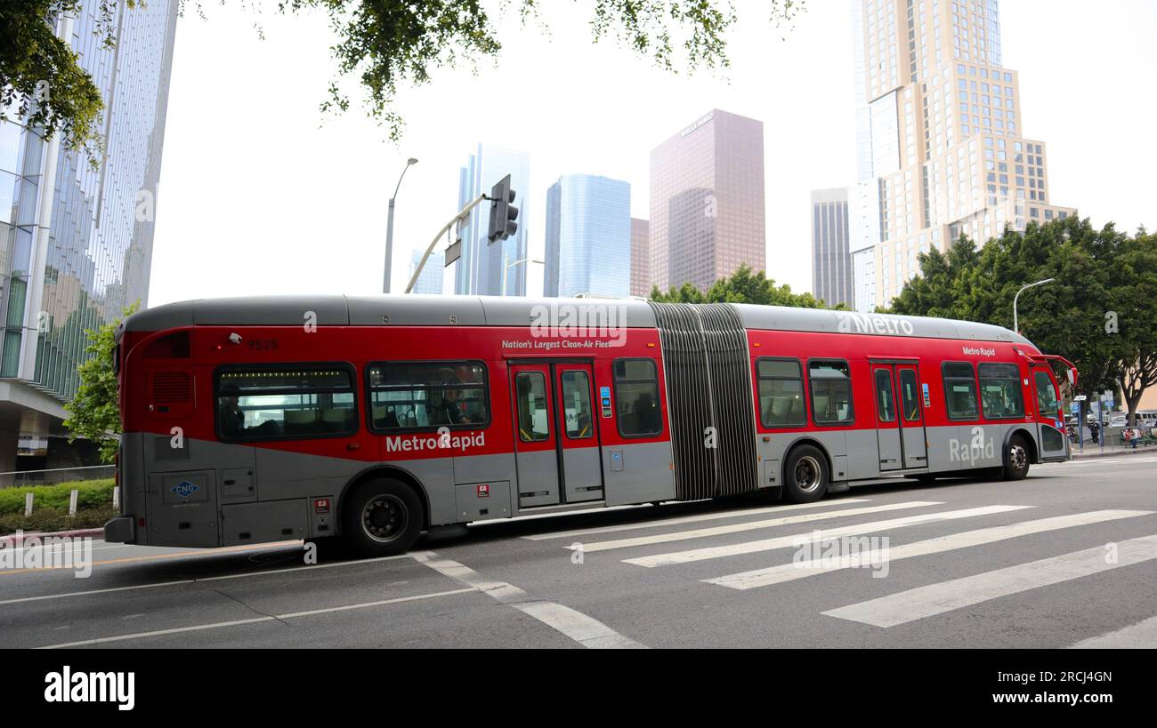 Los Angeles, California LA Metro Bus Transit, Public Transport of Los