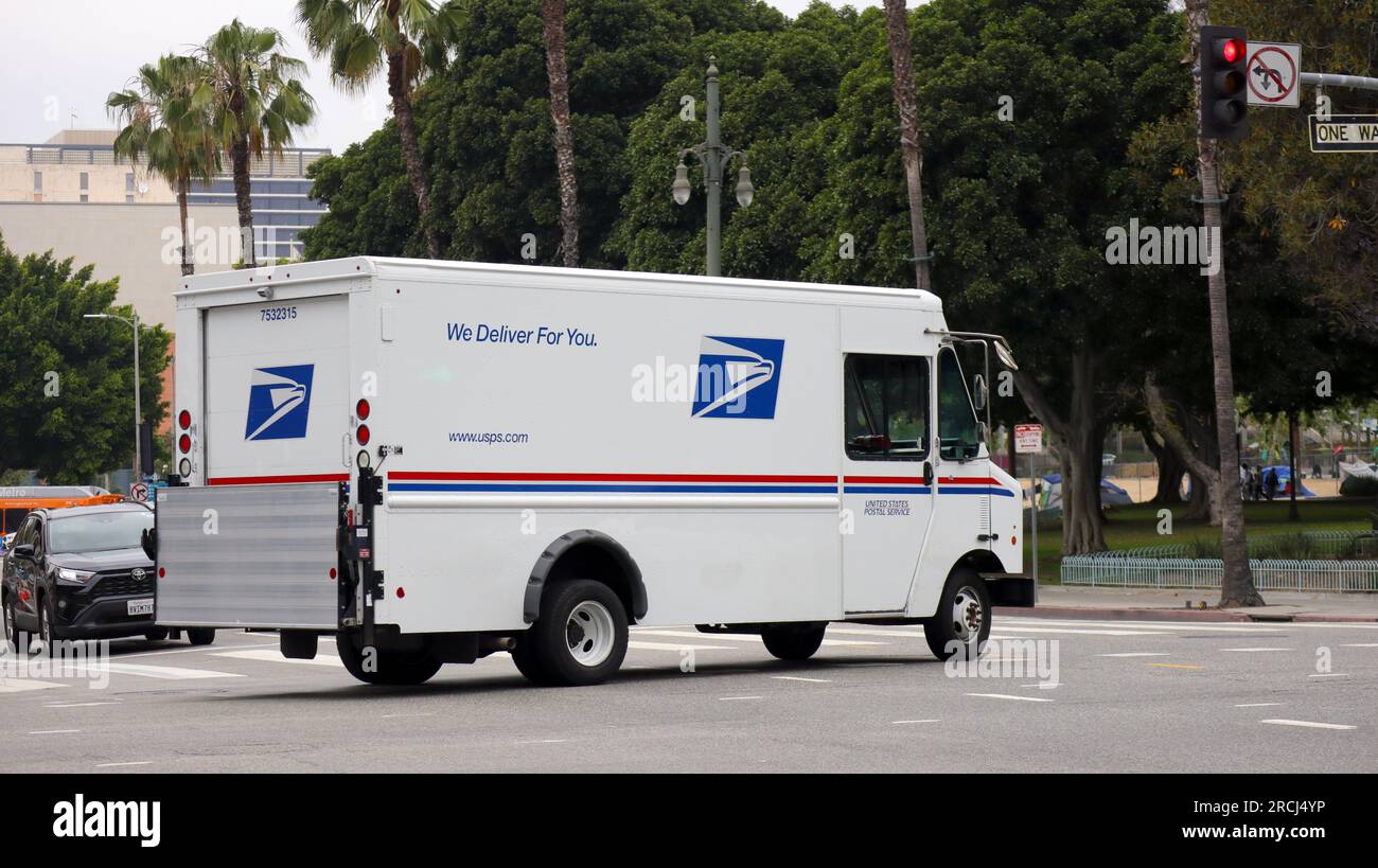 Los Angeles, California USPS United States Postal Service delivery