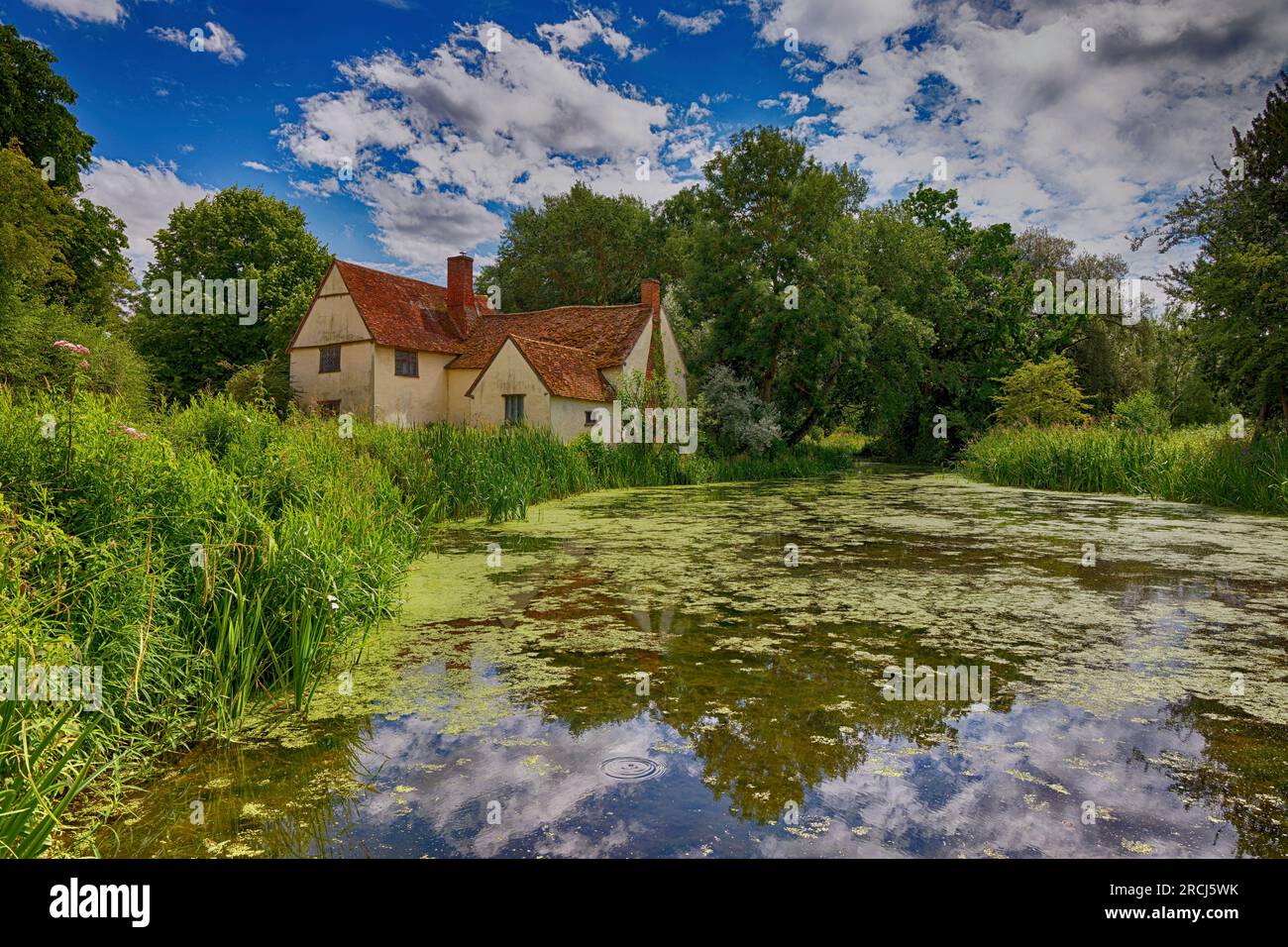 Flatford East Bergholt Suffolk England UK Stock Photo