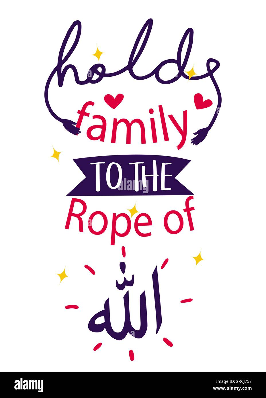 hold family to the rope of allah inspirational quotes everyday