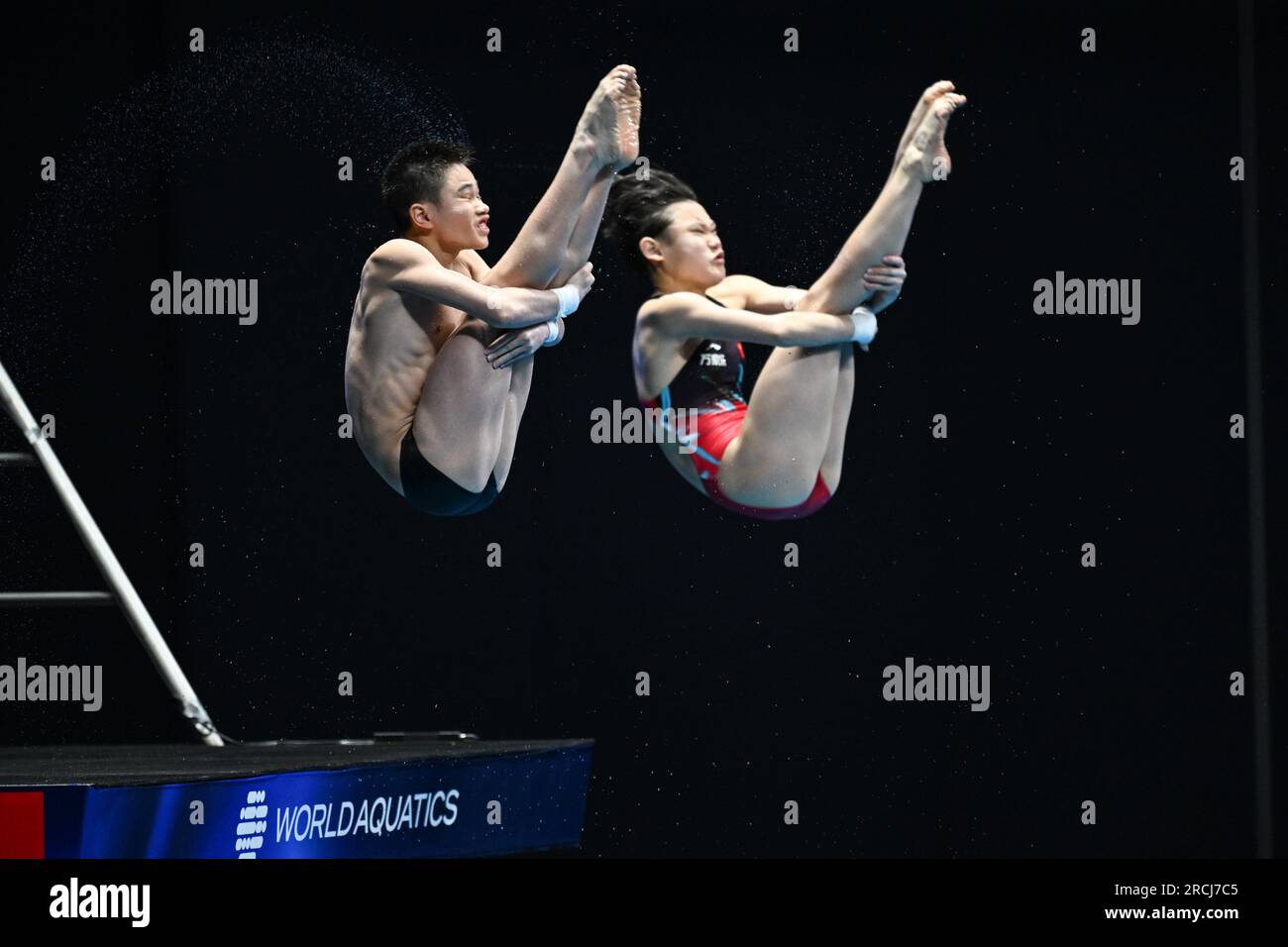 Feilong wang and jiaqi zhang of china hi-res stock photography and ...