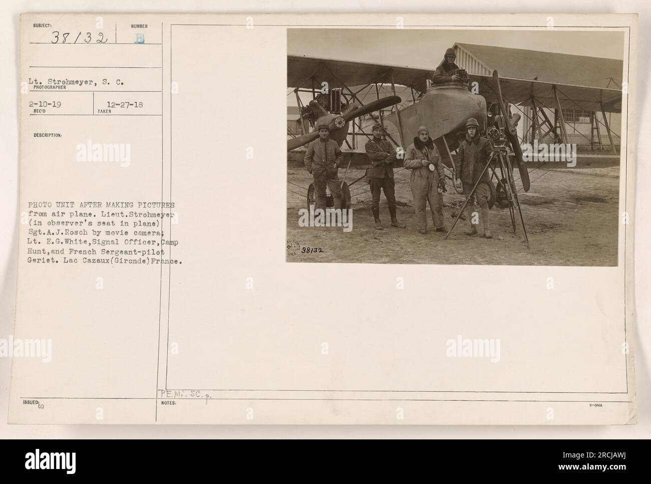 WW1 March 5th 1918 aerial photo of German biplane in flight #2 WW1 March 5th 1918 aerial photo of German biplane in flight #2