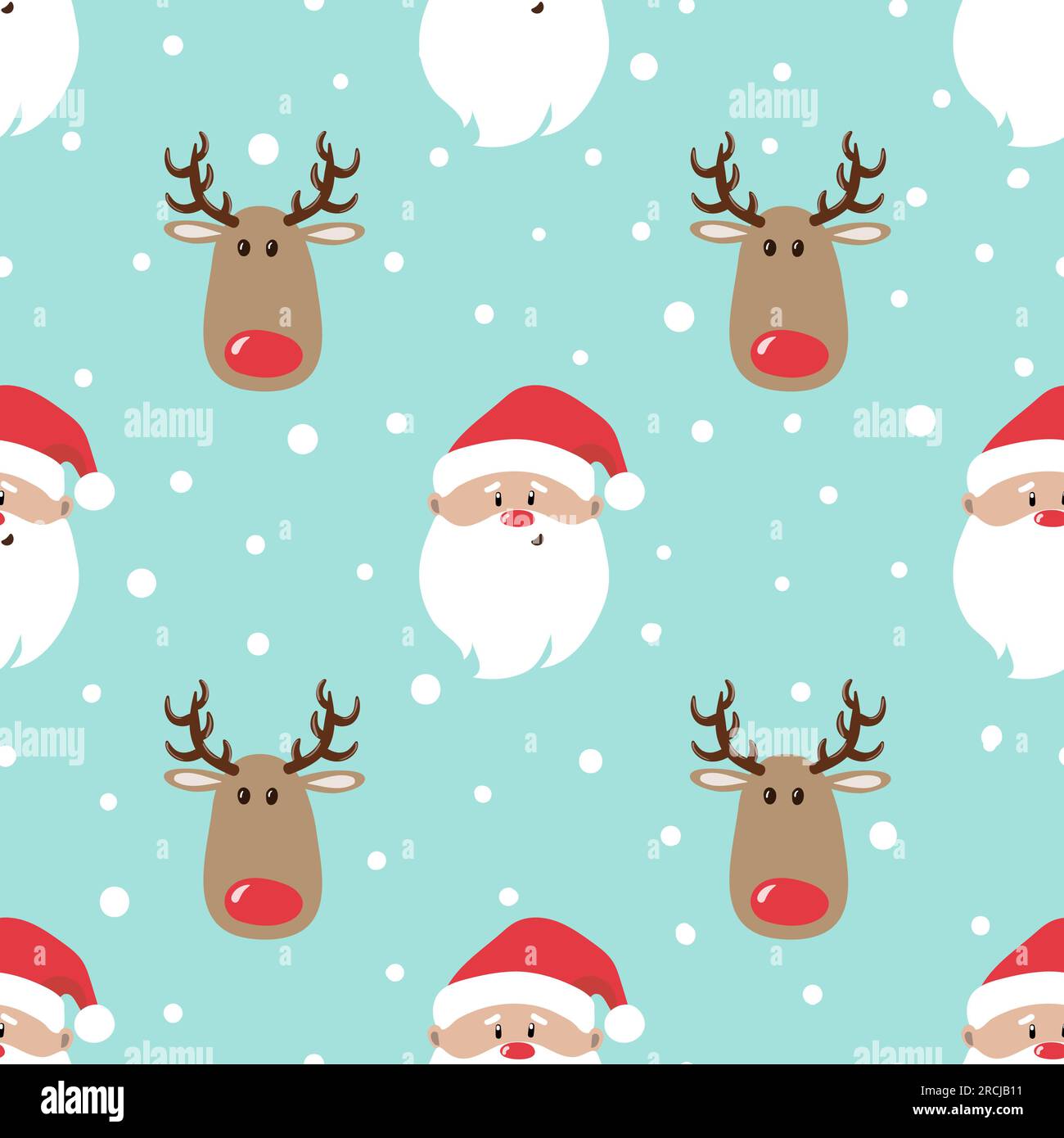 Seamless Christmas pattern, Love concept. Design for wrapping