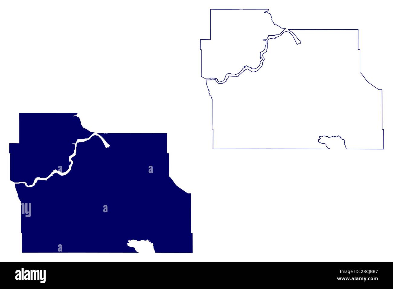 Division No. 7 (Canada, Saskatchewan Province, North America) map