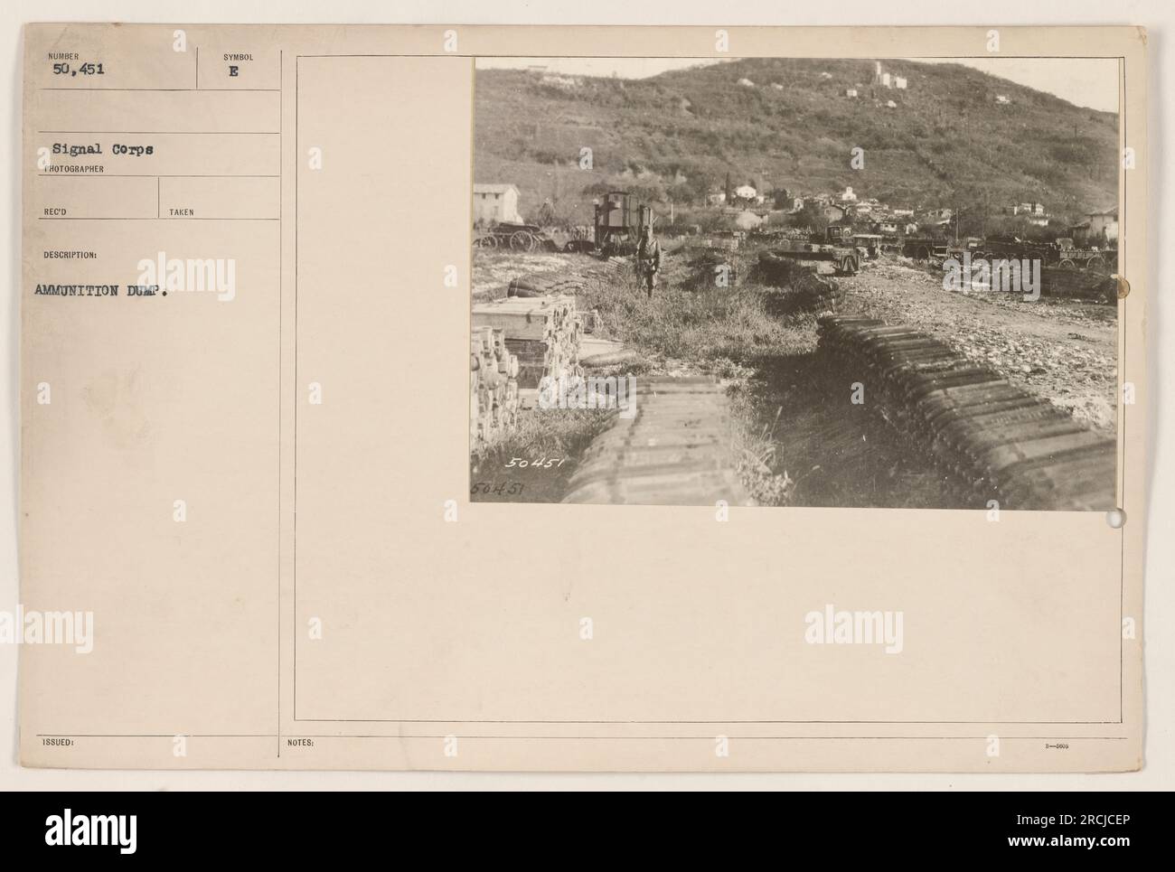 A Photograph Of An Ammunition Dump During World War One The Image a-photograph-of-an-ammunition-dump-during-world-war-one-the-image