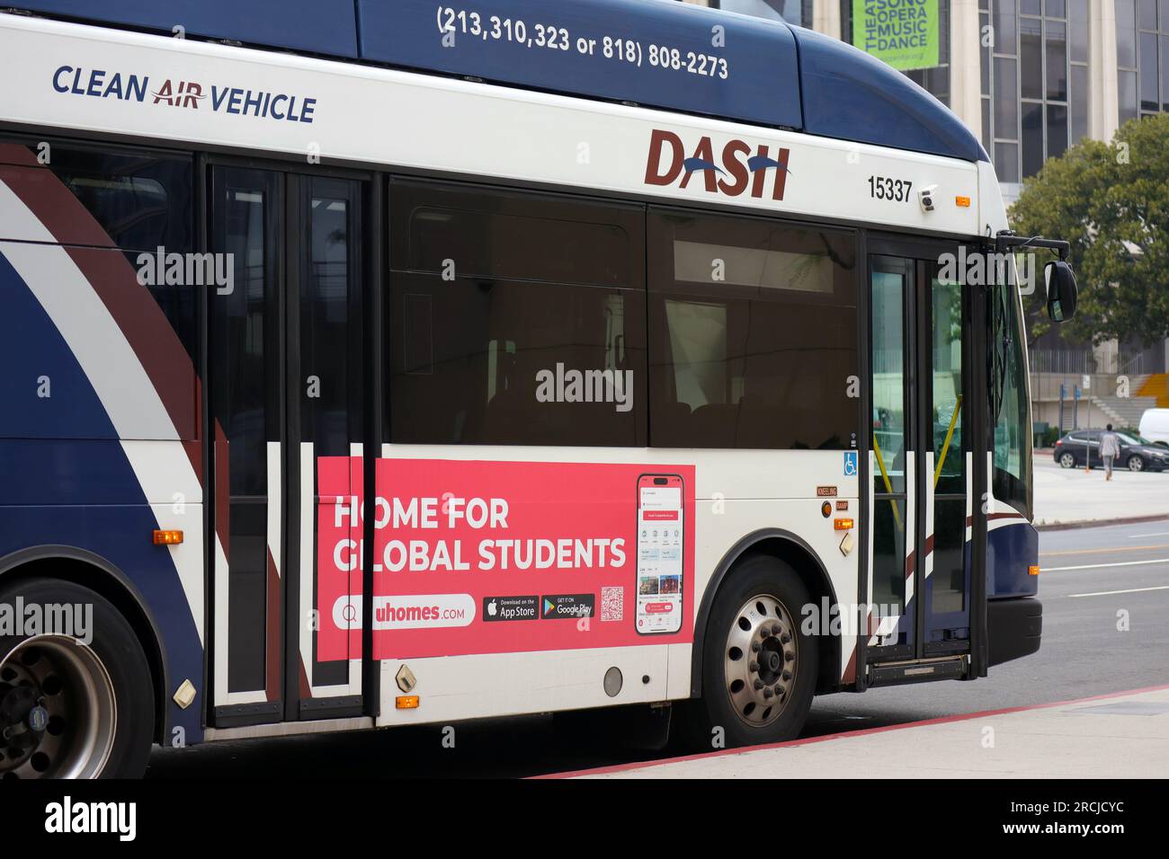 Los Angeles, California Los Angeles LADOT Transit DASH bus Stock Photo