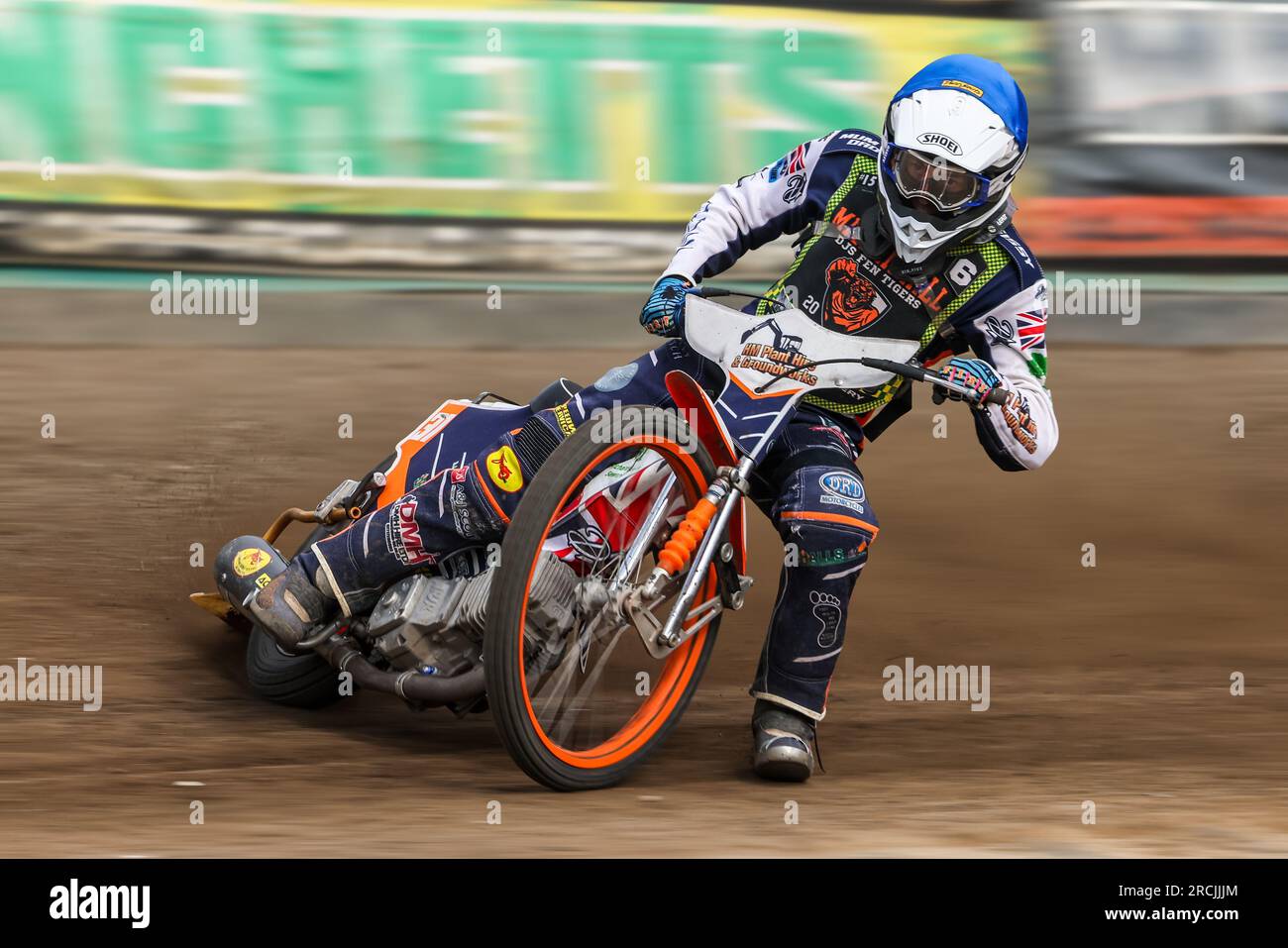 William Richardson - Mildenhall Fen Tigers speedway rider. Action ...