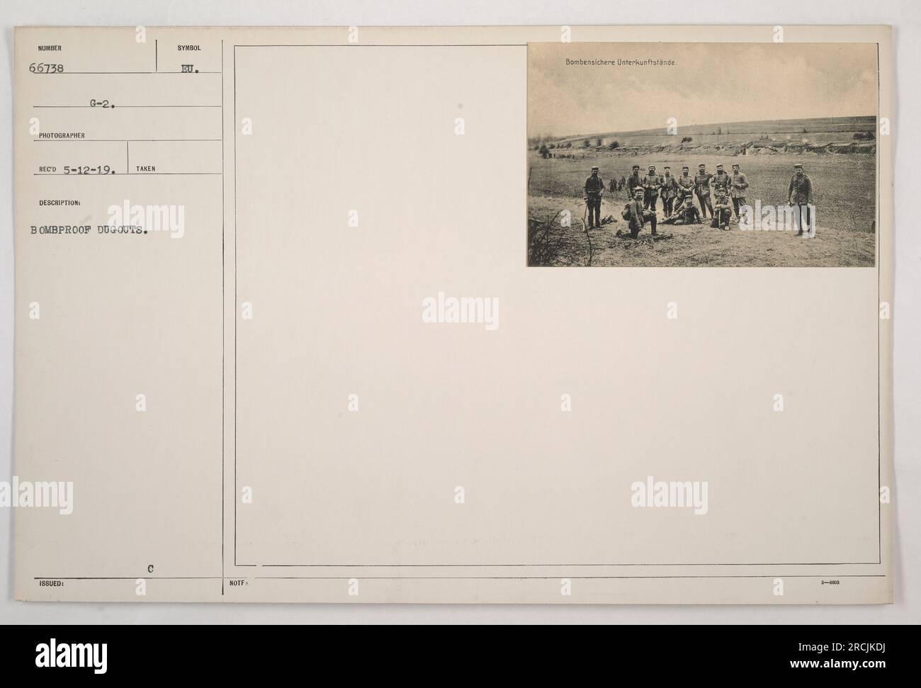 Bombproof dugouts provide shelter and protection for soldiers during