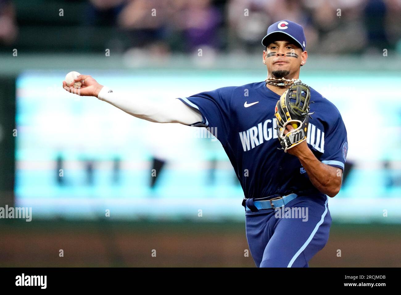 LOS ANGELES, CA - JULY 09: Chicago Cubs second baseman Christopher