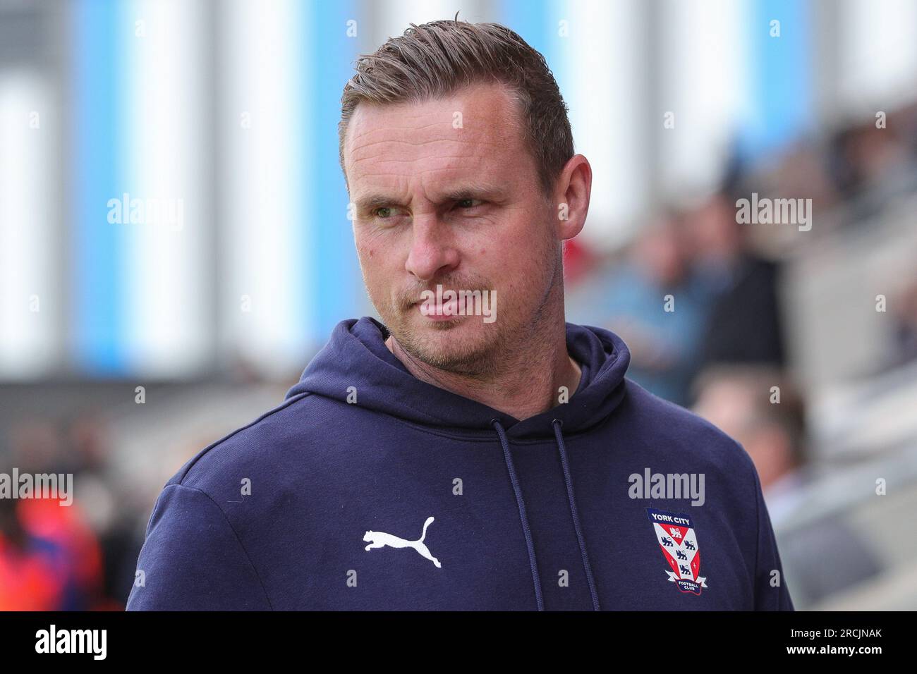 David Stockdale of York City FC ahead of the Preseason friendly match