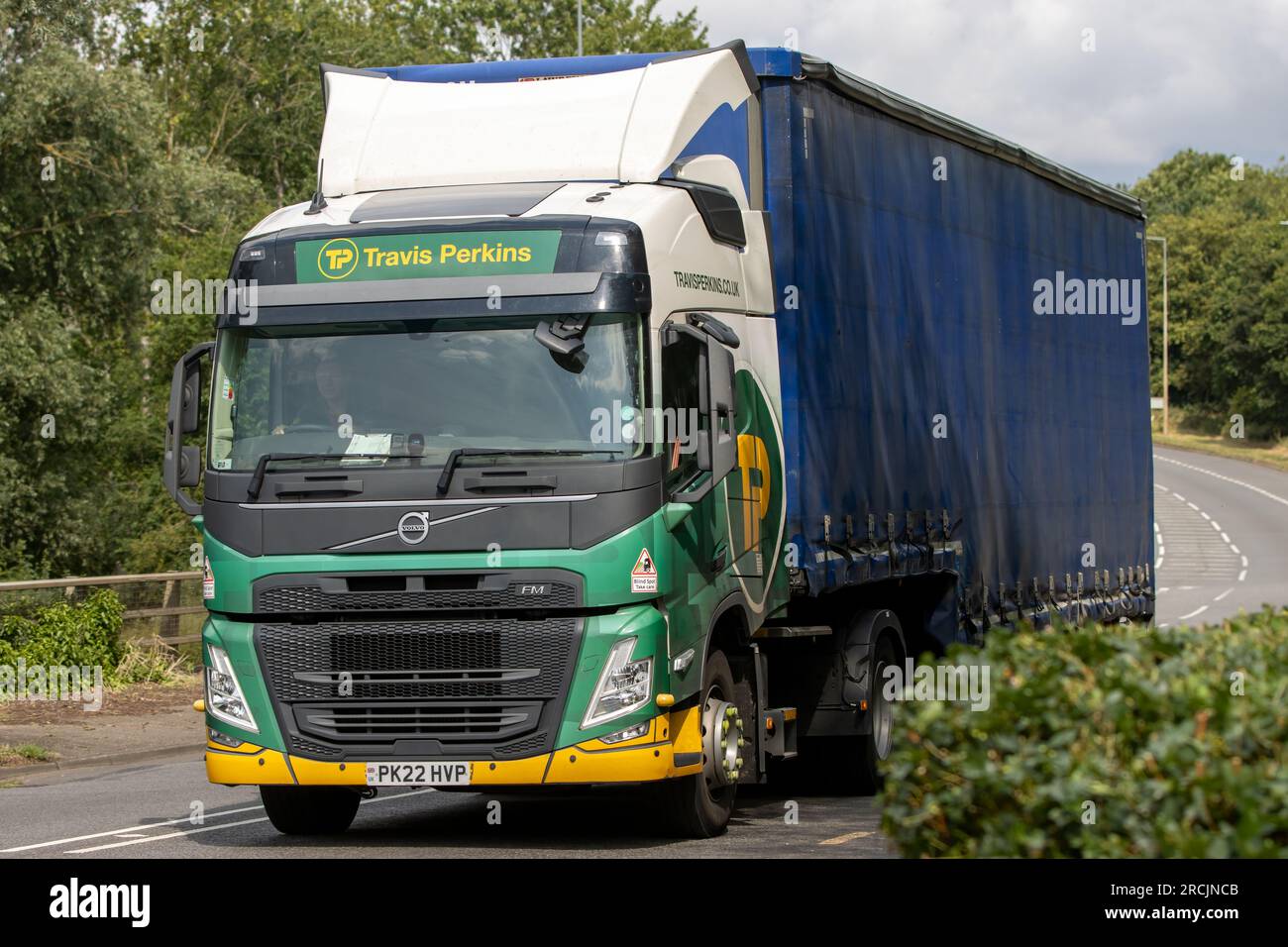 Milton Keynes, UK July 13th 2023 2022 Travis Perkins VOLVO 2 AXLE