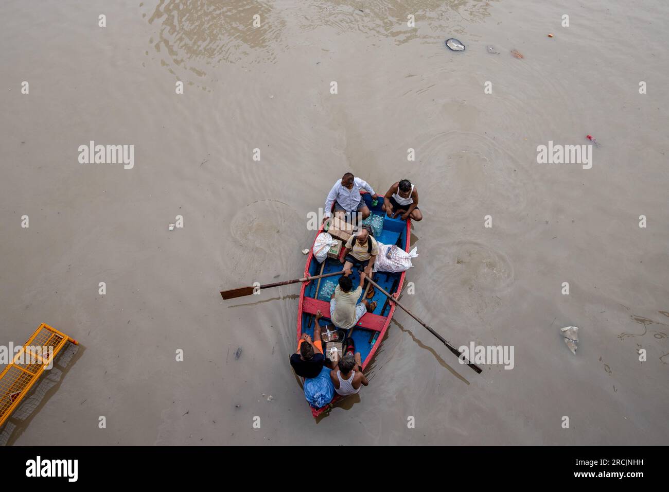 Yamuna water level rise hi-res stock photography and images - Alamy