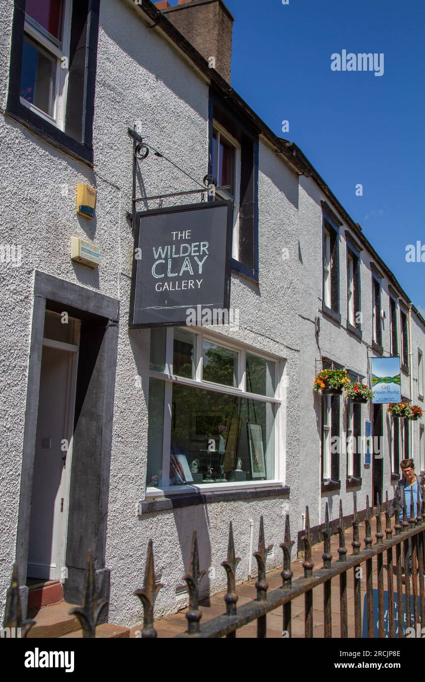 Art gallery in Penrith Stock Photo Alamy