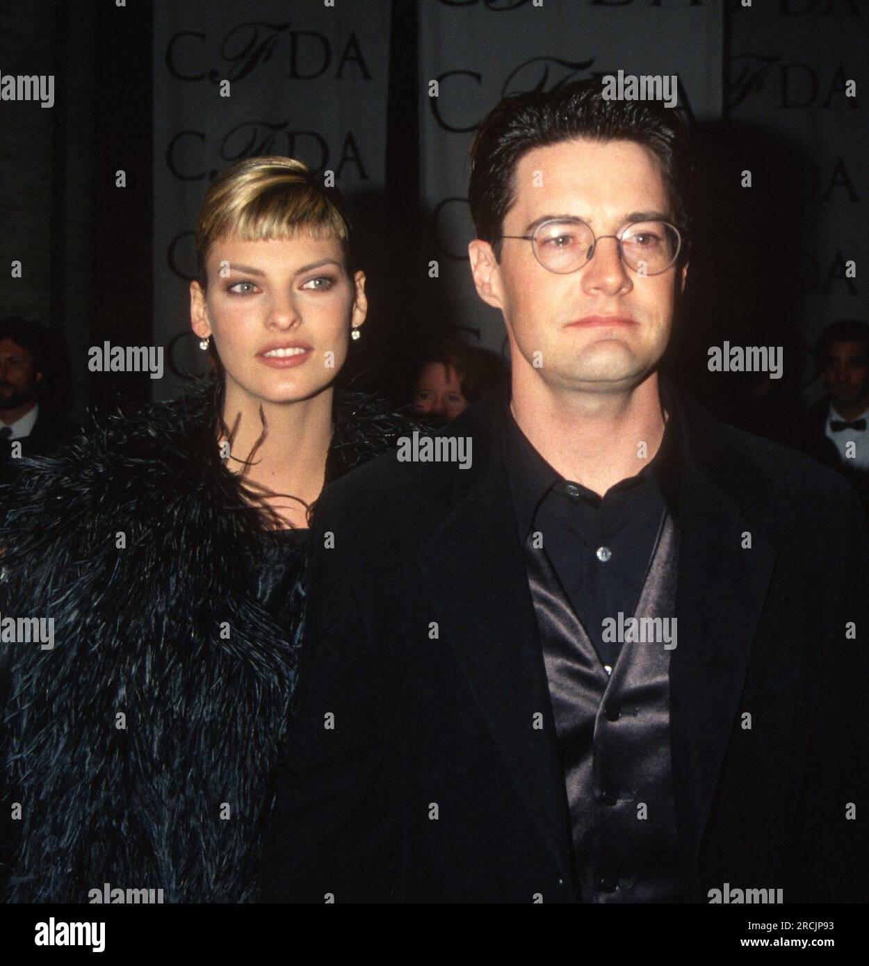 1994Kyle MacLachlan Linda Evangelista John Barrett/PHOTOlink ...