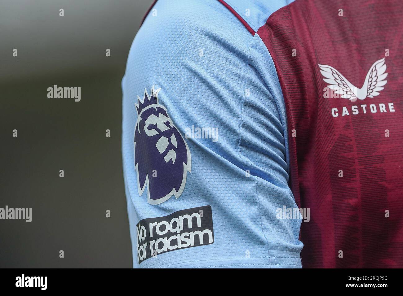 Black Live Matters slogan remains as a sleeve badge on the shirt during the  Premier League match at the Tottenham Hotspur Stadium, London. Picture  date: 23rd June 2020. Picture credit should read