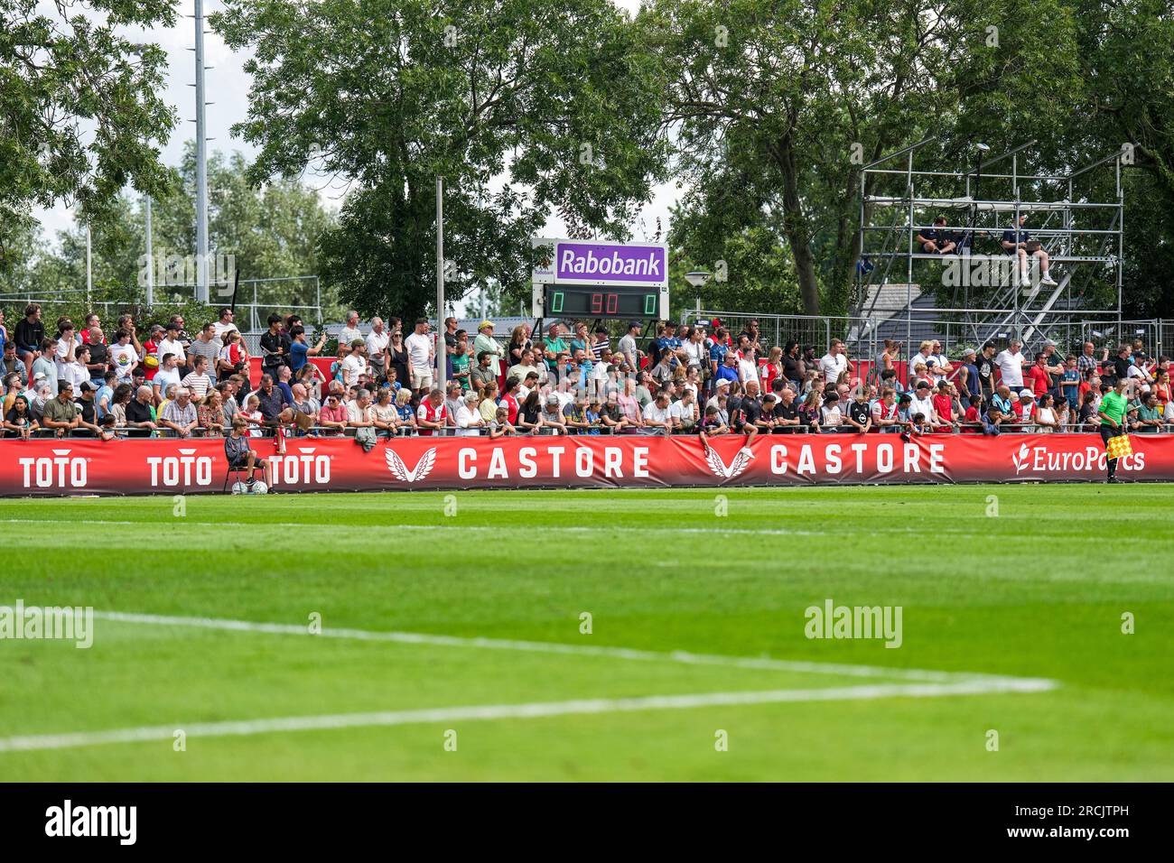 Barendrecht, Netherlands. 15th July, 2023. Barendrecht - The score during the friendly match between Feyenoord v Royale Union Saint-Gilloise at Sportpark Smitshoek on 15 July 2023 in Barendrecht, Netherlands. Credit: box to box pictures/Alamy Live News Stock Photo