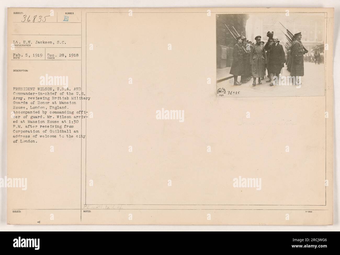 President Wilson, the Commander-in-chief of the U.S. Army, reviewing ...