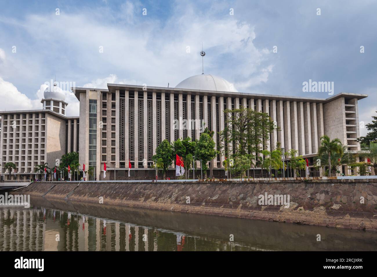 Masjid Istiqlal, Independence Mosque, located at center of Jakarta in Indonesia Stock Photo
