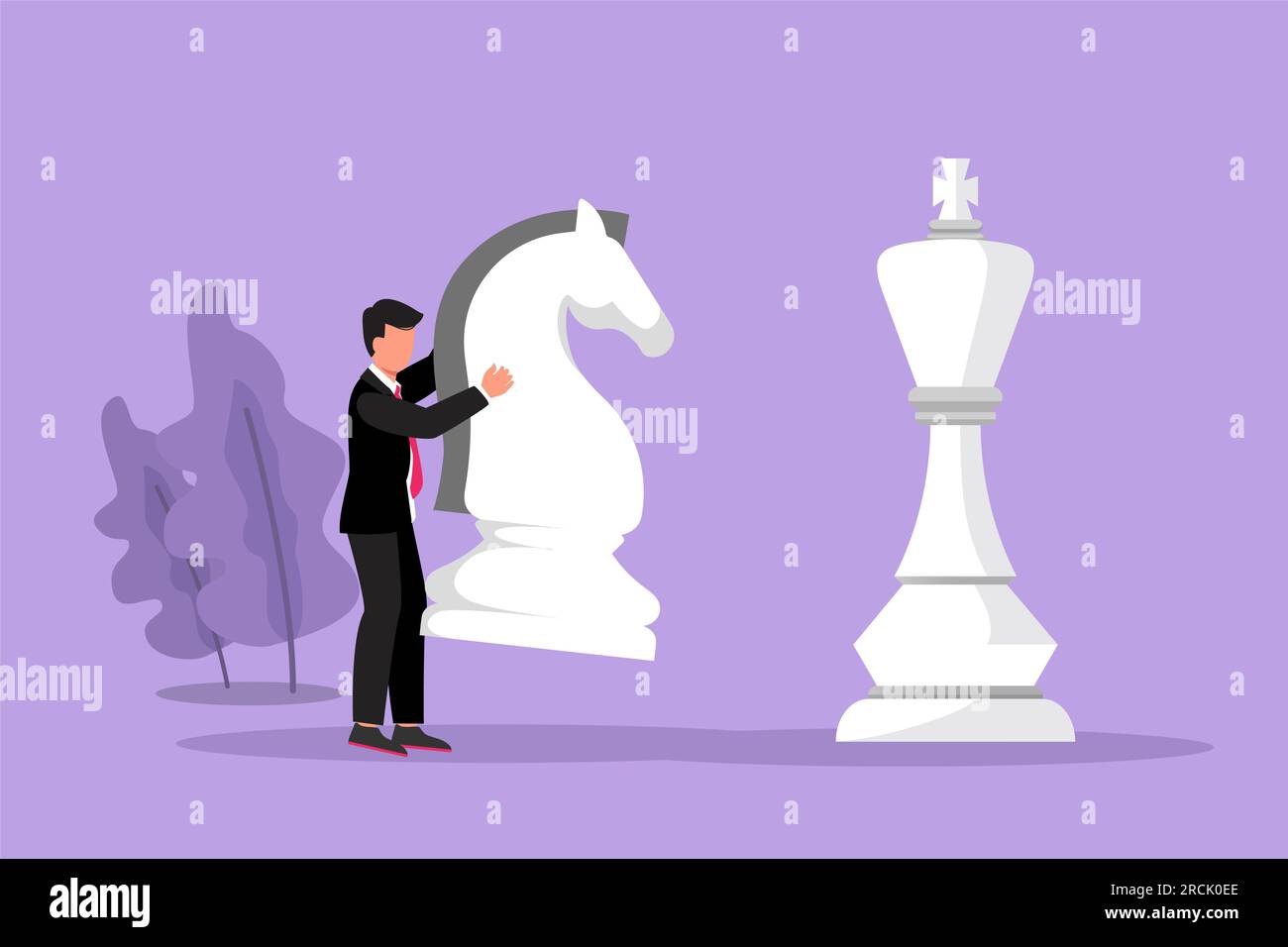 Illustrator Tutorial: A Knight Chess Piece