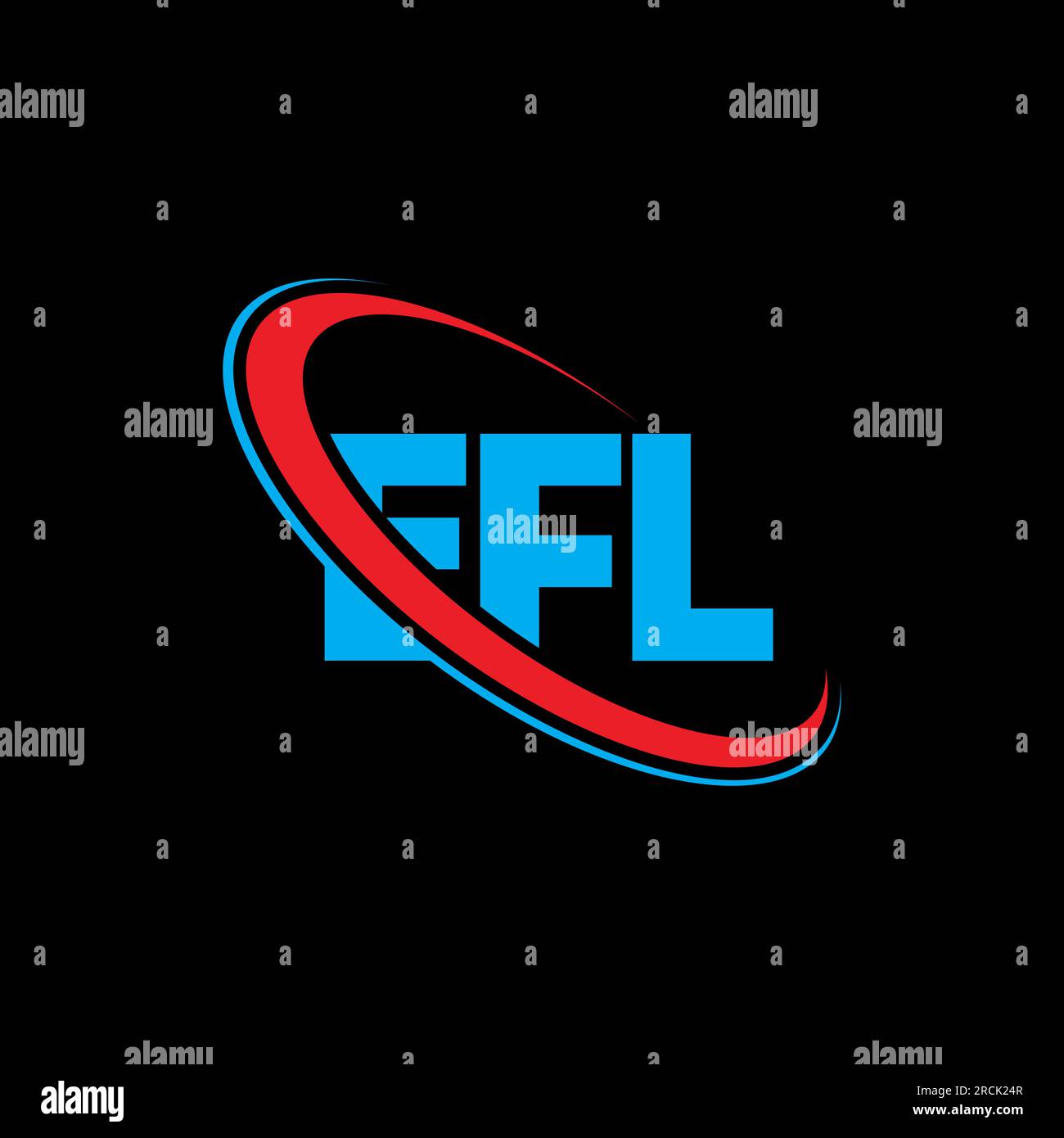EFL logo. EFL letter. EFL letter logo design. Initials EFL logo linked