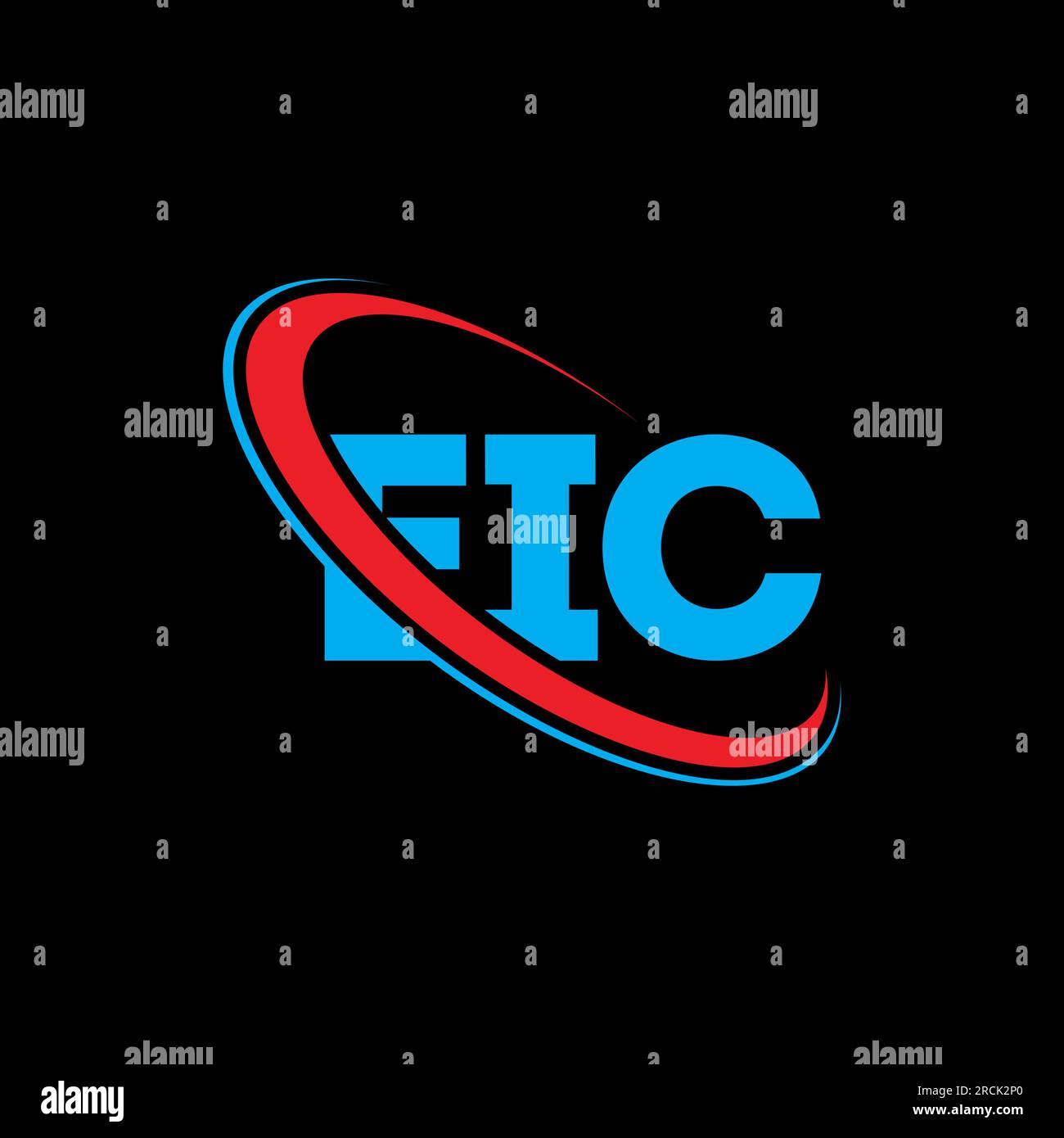 EIC logo. EIC letter. EIC letter logo design. Initials EIC logo linked