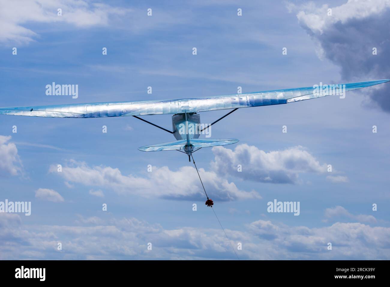 Slingsby T21b 1950's training glider, Bluebell, owned by the Cambridge
