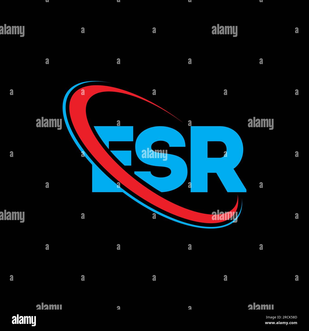 ESR logo. ESR letter. ESR letter logo design. Initials ESR logo linked