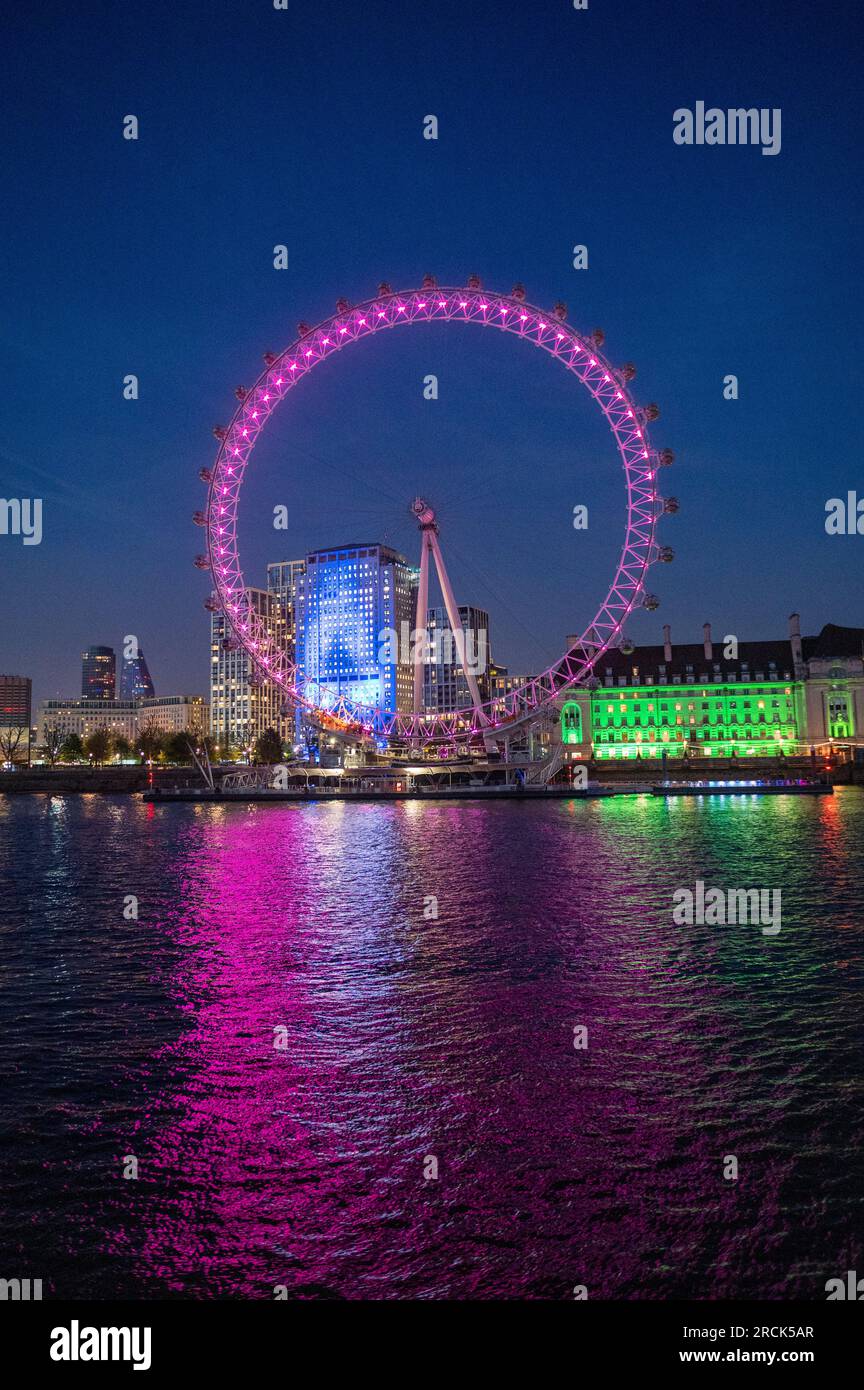 London Eye (Millennium Wheel), London, UK Stock Photo