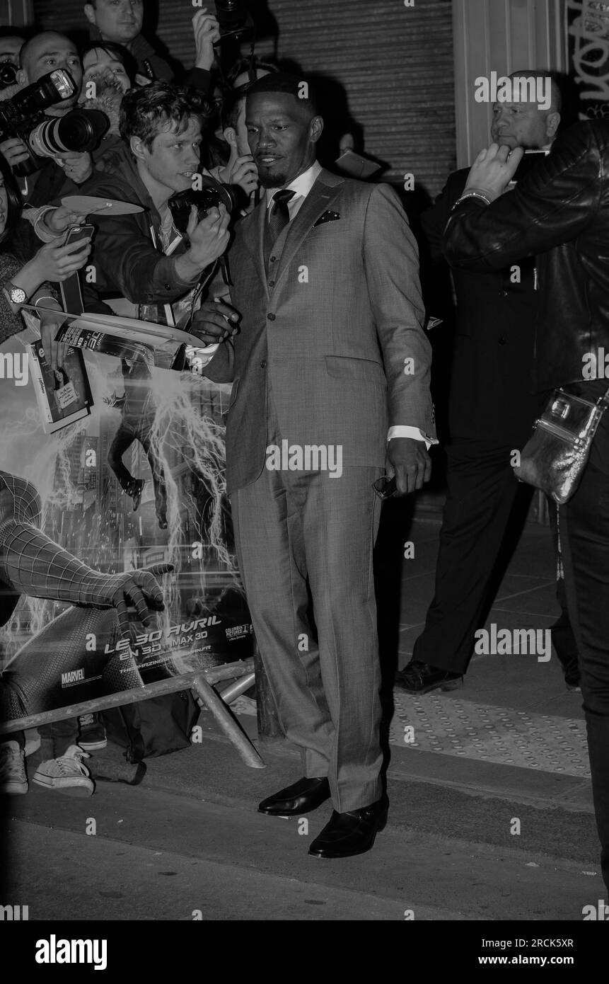The Amazing Spider-Man 2 - Avant Première au Grand Rex en présense de l'équipe du film - Paris France, 11 avril 2014. Stock Photo