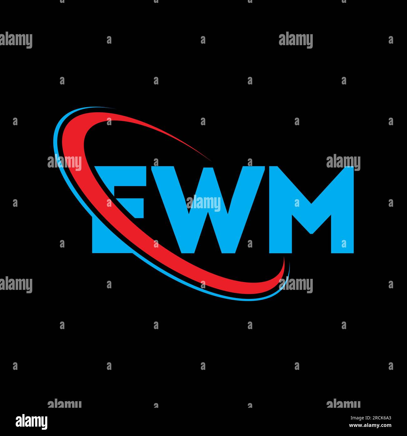 EWM logo. EWM letter. EWM letter logo design. Initials EWM logo linked ...