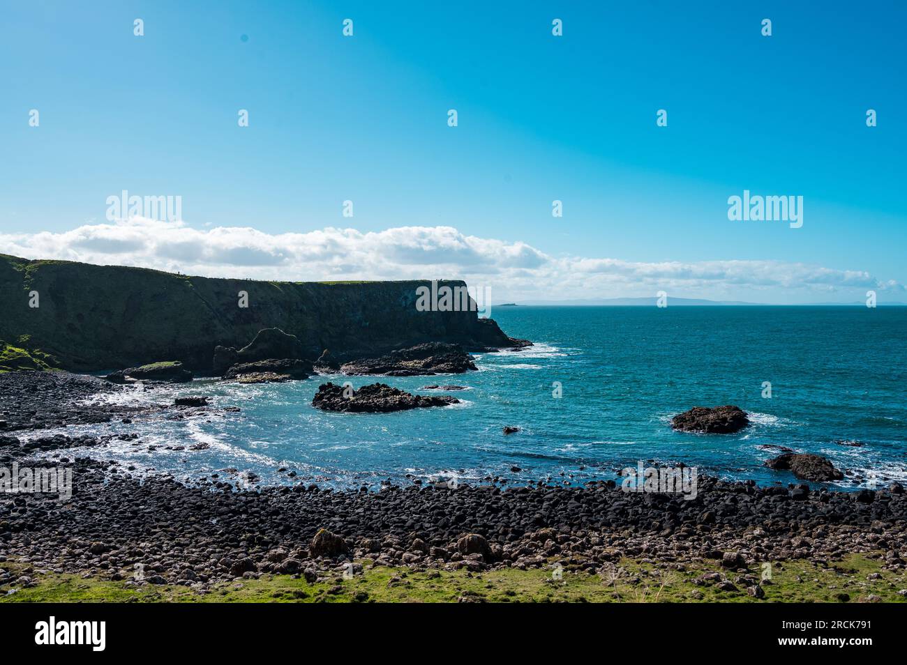 The Giant’s Causeway, Bushmills, County Antrim, Northern Ireland Stock ...
