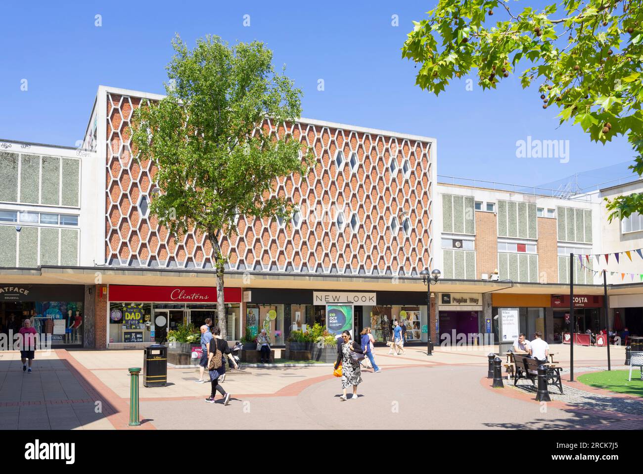 Solihull town centre Mill Lane Solihull Mell Square shopping centre shopping mall  Solihull West Midlands England UK GB Europe Stock Photo