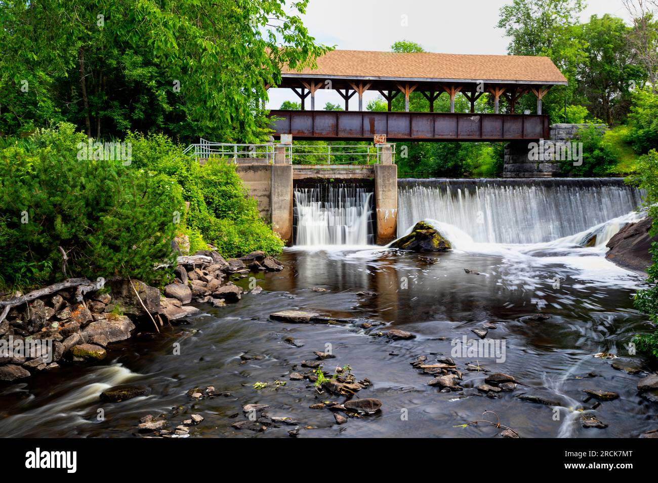 Station Park Falls. Killaloe Ontario Canada Stock Photo Alamy
