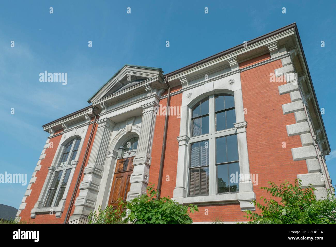 The original Thayer Library (18741953) in Braintree Massachusetts USA