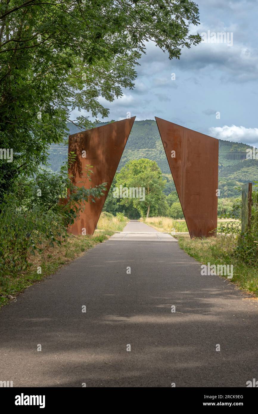 The careers path View of the gate of the greenway Stock Photo Alamy